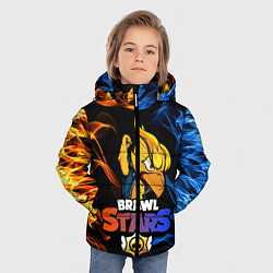Куртка зимняя для мальчика BRAWL STARS PHOENIX CROW, цвет: 3D-черный — фото 2