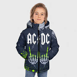Куртка зимняя для мальчика AC DС, цвет: 3D-светло-серый — фото 2