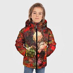 Куртка зимняя для мальчика Бакуго Кацуки, цвет: 3D-светло-серый — фото 2