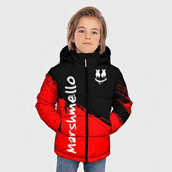 Куртка зимняя для мальчика Marshmello, цвет: 3D-черный — фото 2