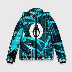 Куртка зимняя для мальчика Тоторо, цвет: 3D-светло-серый