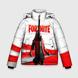 Куртка зимняя для мальчика FORTNITE, цвет: 3D-черный