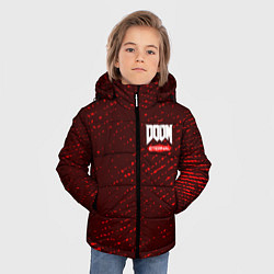 Куртка зимняя для мальчика DOOM ETERNAL ДУМ ЭТЕРНАЛ, цвет: 3D-черный — фото 2