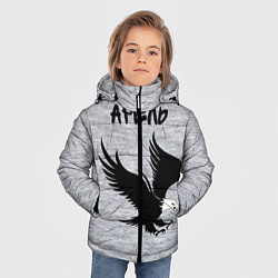 Куртка зимняя для мальчика Арёль, цвет: 3D-светло-серый — фото 2