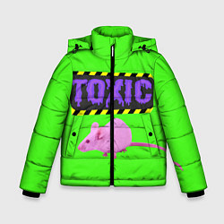 Куртка зимняя для мальчика Toxic, цвет: 3D-красный