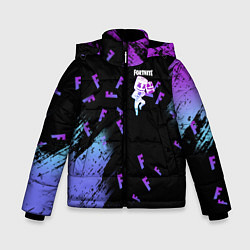 Куртка зимняя для мальчика FORTNITE MARSHMELLO, цвет: 3D-черный