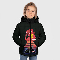 Куртка зимняя для мальчика Mario, цвет: 3D-красный — фото 2