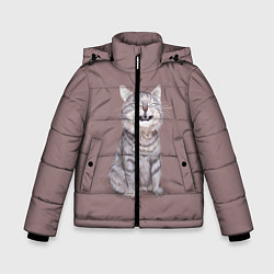 Зимняя куртка для мальчика Котёнок ыыы