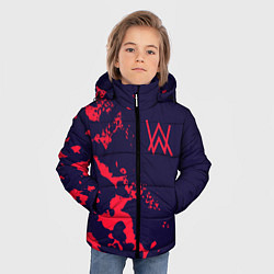 Куртка зимняя для мальчика ALAN WALKER АЛАН УОКЕР, цвет: 3D-черный — фото 2