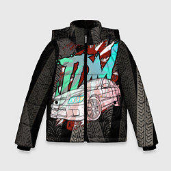 Куртка зимняя для мальчика JDM Toyota Altezza, цвет: 3D-черный