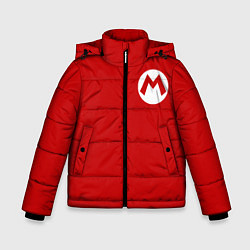 Куртка зимняя для мальчика МАРИО, цвет: 3D-красный