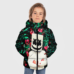 Куртка зимняя для мальчика MARSHMELLO ROSES, цвет: 3D-черный — фото 2