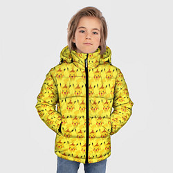 Куртка зимняя для мальчика Pikachu БОМБИНГ, цвет: 3D-черный — фото 2