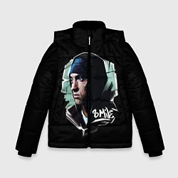 Куртка зимняя для мальчика EMINEM 8 MILE, цвет: 3D-черный