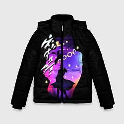 Куртка зимняя для мальчика JoJo’s Bizarre Adventure, цвет: 3D-светло-серый