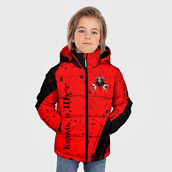 Куртка зимняя для мальчика КОРОЛЬ И ШУТ, цвет: 3D-красный — фото 2