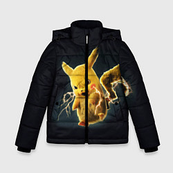 Куртка зимняя для мальчика Pikachu Pika Pika, цвет: 3D-красный