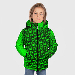 Куртка зимняя для мальчика AMONG US АМОНГ АС, цвет: 3D-светло-серый — фото 2