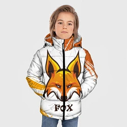 Куртка зимняя для мальчика FOX, цвет: 3D-красный — фото 2