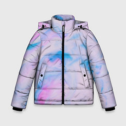 Куртка зимняя для мальчика BluePink, цвет: 3D-черный