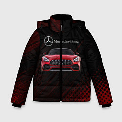Куртка зимняя для мальчика Mercedes Benz AMG, цвет: 3D-черный
