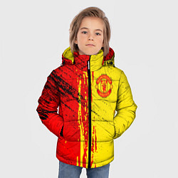 Куртка зимняя для мальчика Manchester United Дьяволы, цвет: 3D-черный — фото 2