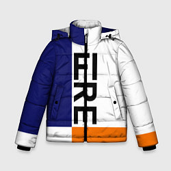 Куртка зимняя для мальчика FIRE, цвет: 3D-черный