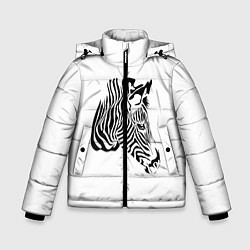 Куртка зимняя для мальчика Zebra, цвет: 3D-светло-серый
