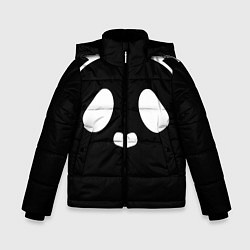Куртка зимняя для мальчика Panda white, цвет: 3D-черный