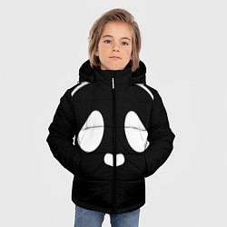 Куртка зимняя для мальчика Panda white, цвет: 3D-черный — фото 2