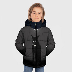 Куртка зимняя для мальчика ОБОРОТЕНЬ, цвет: 3D-светло-серый — фото 2