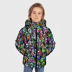 Куртка зимняя для мальчика Among Us С Новым Годом!, цвет: 3D-красный — фото 2