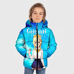 Куртка зимняя для мальчика Genshin Impact - Lumine, цвет: 3D-черный — фото 2