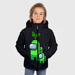 Куртка зимняя для мальчика Among us Lime kid lime, цвет: 3D-красный — фото 2