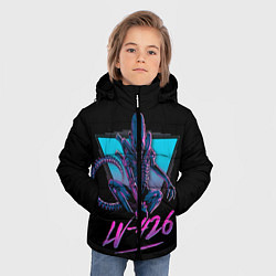 Куртка зимняя для мальчика Чужой 426, цвет: 3D-светло-серый — фото 2