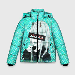 Куртка зимняя для мальчика Zero Two Хикка, цвет: 3D-черный
