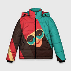 Куртка зимняя для мальчика RETDO FACE, цвет: 3D-черный