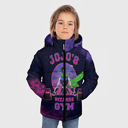 Куртка зимняя для мальчика JoJo’s Bizarre Adventure Gym, цвет: 3D-светло-серый — фото 2