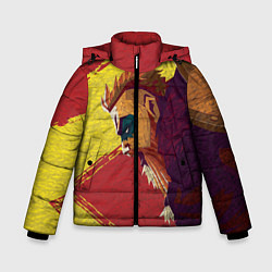 Куртка зимняя для мальчика ASSASSINS CREED VALHALLA, цвет: 3D-черный