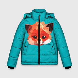 Куртка зимняя для мальчика Лисичка, цвет: 3D-черный