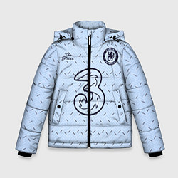 Куртка зимняя для мальчика CHELSEA выездная сезон 2021, цвет: 3D-черный