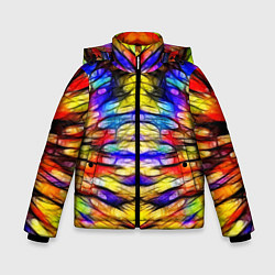Зимняя куртка для мальчика Батик Краски