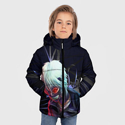Куртка зимняя для мальчика Токийский Гуль, цвет: 3D-черный — фото 2