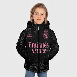 Куртка зимняя для мальчика REAL MADRID, резервная 2021, цвет: 3D-черный — фото 2