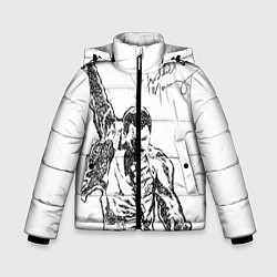 Куртка зимняя для мальчика Freddie Mercury, цвет: 3D-черный