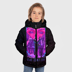 Куртка зимняя для мальчика Бегущий по лезвию, цвет: 3D-светло-серый — фото 2