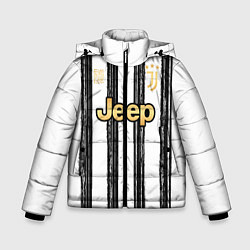Куртка зимняя для мальчика JUVENTUS домашняя сезон 2021, цвет: 3D-черный