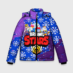Куртка зимняя для мальчика BRAWL STARS LOU, цвет: 3D-черный
