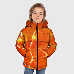 Куртка зимняя для мальчика Молния, цвет: 3D-красный — фото 2