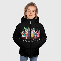 Куртка зимняя для мальчика EVOLUTIONS, цвет: 3D-черный — фото 2